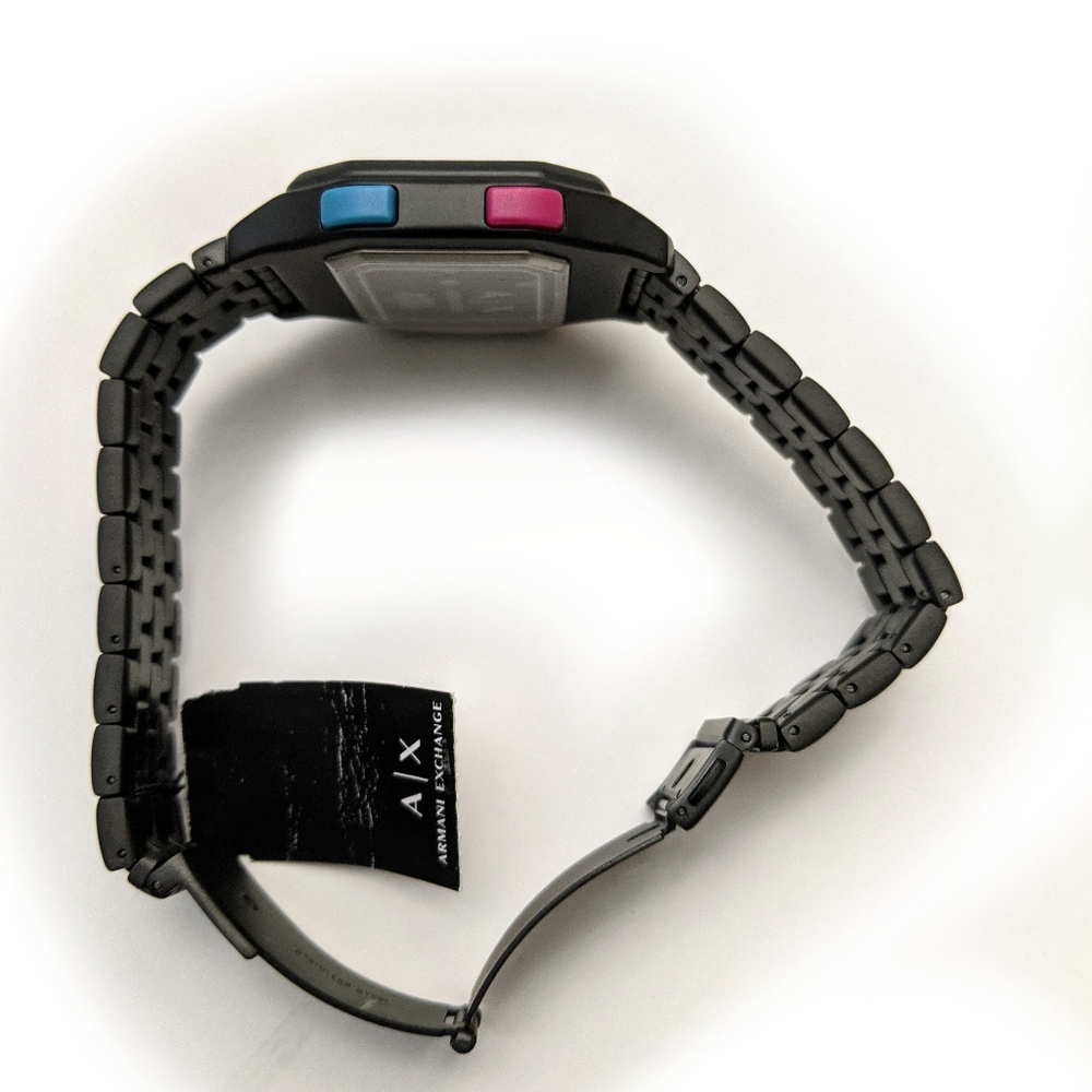 ARMANI EXCHANGE DIGITAL STAINLESS STEEL WATCH - Picture 5 of 10